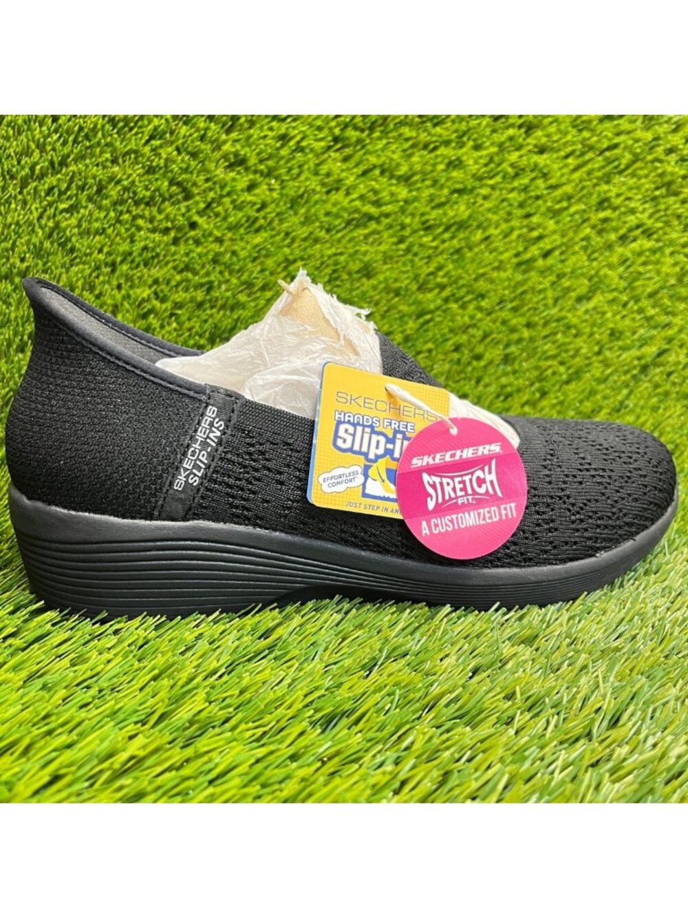 Skechers Modern Comfort Arya Womens Size 10 Black Casual Mary Jane Flats Shoes